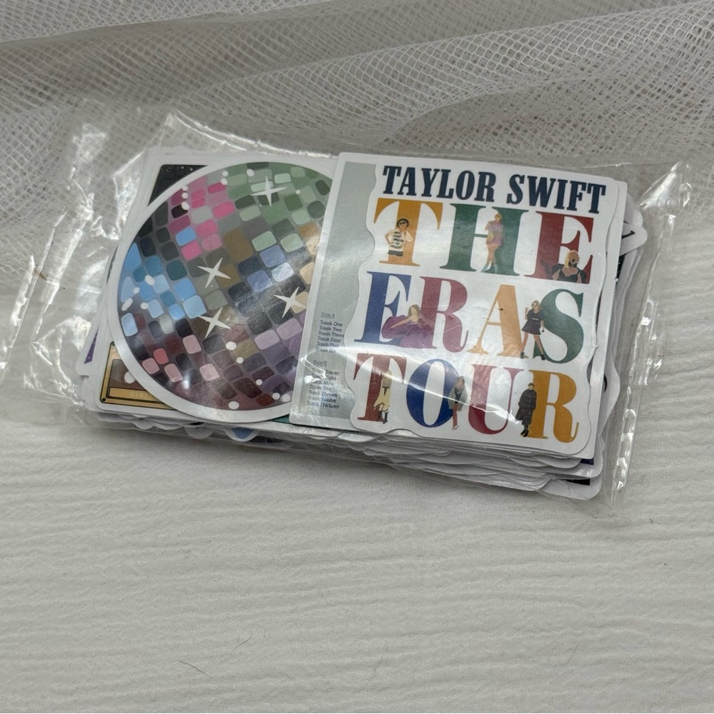 Taylor Swift The Eras Tour Music Stickers - NWT - 100pc